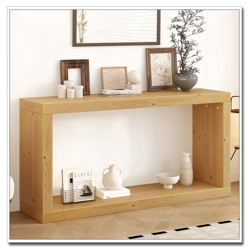 Modern Minimalist Entrance Table, Natural