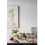 Assiette décorative en marbre avec bordure surélevée - 12 po x 12 po x 1 po - Crème-757061178