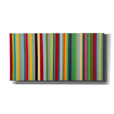 «Fox and Snake» par Rich Monet, art mural sur toile, 60 po x 30 po