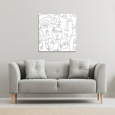 No Title by Andrew Lee - Wrapped Canvas Print