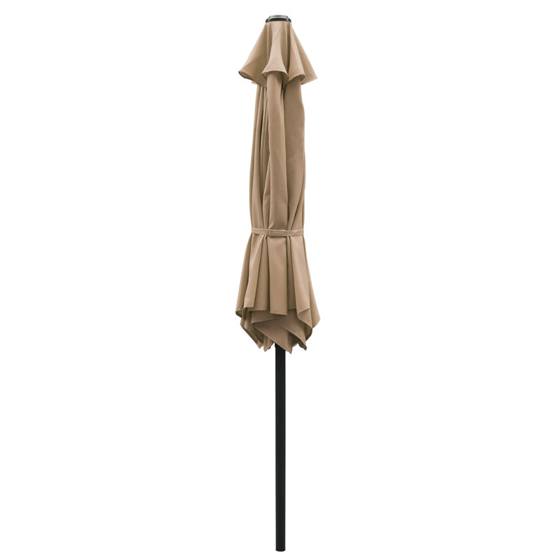 Parasol de marché 89 po Regena, Marron
