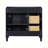 Modern Freestanding Bathroom Storage Cabinet with 2 Drawers and a Tip-out Drawer