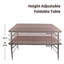 Table de camping portable pliante-911547552