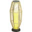 Solar Powered Integrated LED Metal Rattan Lamp