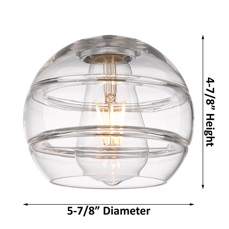 Lustre rond / ovale à abat-jour 5 lumières, H 13,38 po x l 23,88 po x P 23,88 po, Gris fumée clair, Noir mat