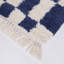 Tapis bleu marine à carreaux Dorolice-990381879