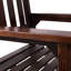Fauteuil à bascule brun surdimensionné avec dossier haut, bois de sapin, bascule lisse, bascule intérieure / extérieure pour l'intérieur et l'extérieur, siège surdimensionné, large et confortable-1437108739