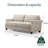 Asuman 77.9'' Upholstered Sofa