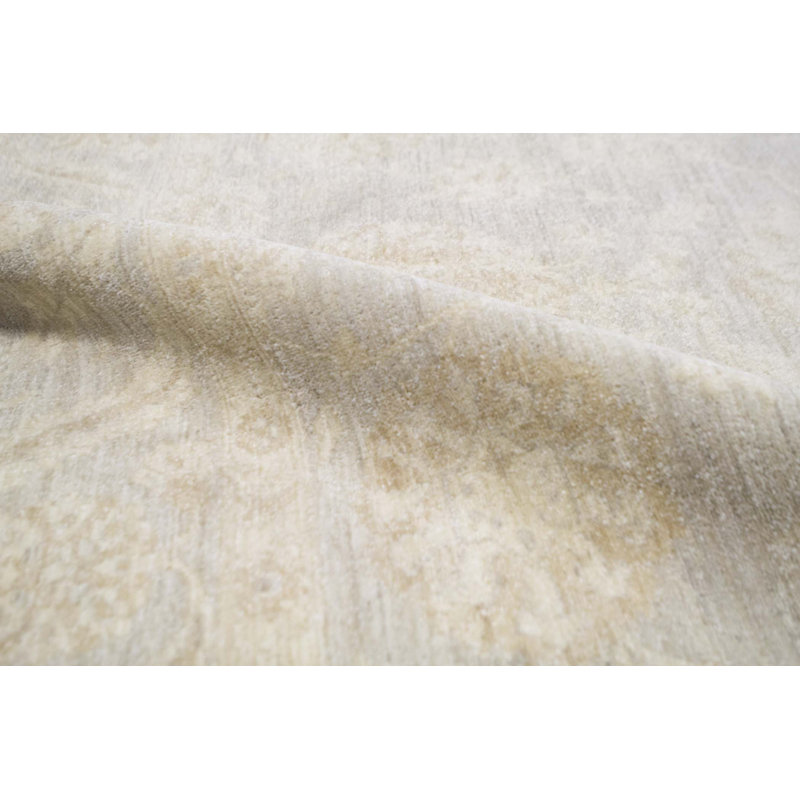 Hand-Knotted High-Quality Beige Area Rug