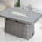 Adjustable Aluminum Propane Outdoor Fire Pit Table-1654034551