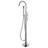 Stainless Steel Tub Faucet With Handheld Shower And Low Water Consumption Brushed Nickel Filler Stabilizer-120883099