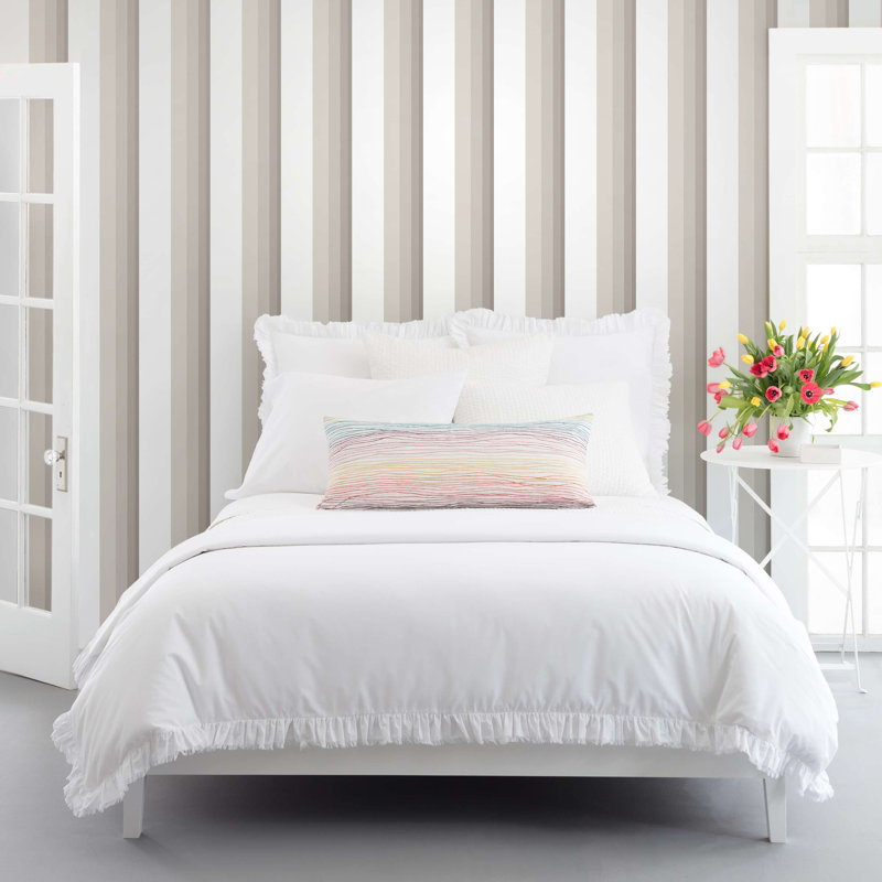 Gradient Stripe Wallpaper, Platinum