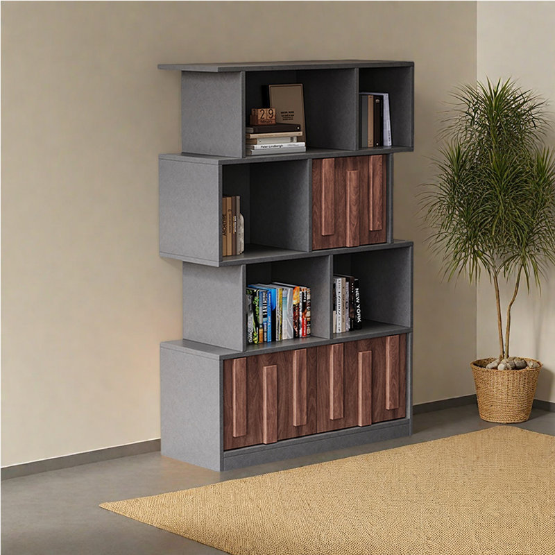 Majed, Gris, (3 tablettes) H 57,09 po x l 31,5 po x P 13,78 po
