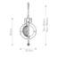 Angelo 1 - Light Crystal Pendant