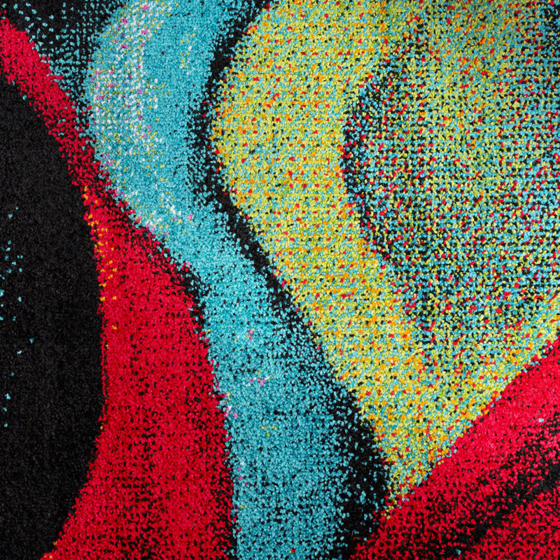 Weisman Abstract Rug, Rectangle 5'3" x 7'3"