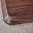 Modern Minimalist Walnut Dark Brown Texture Sticker-Patterned MDF Rectangular Coffee Table. Add a quiet and cozy atmosphere to your home.MDF coffee table,Walnut,Dark Brown textured Sticker,side table