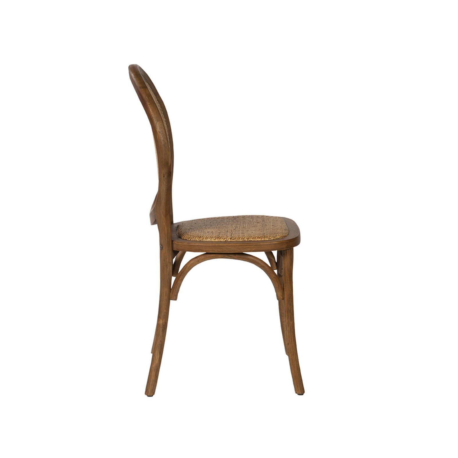 Caldina Side Chair in Brown