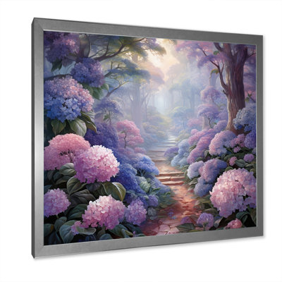 " Purple Hydrangea Enchanted Garden "