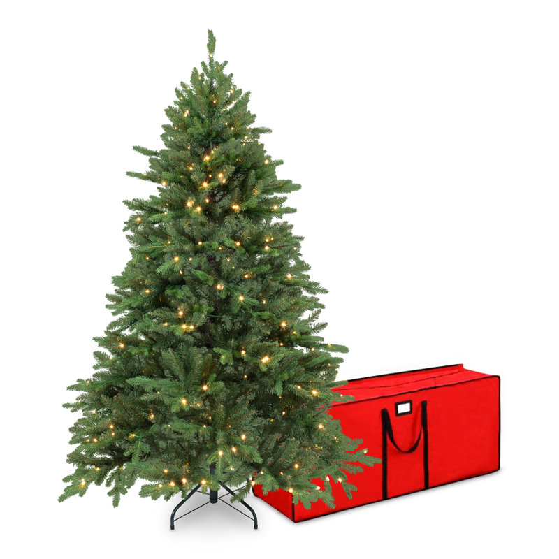 6FT H Lighted Artificial Pine Christmas Tree