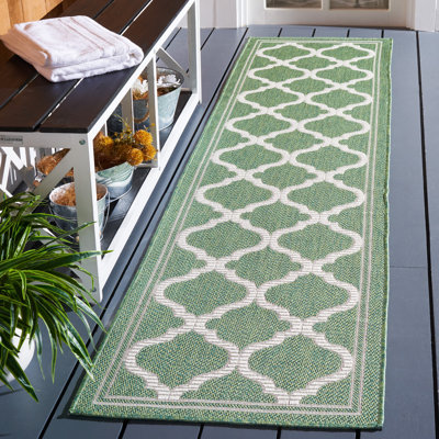 Ruchy Performance Machine Washable Geometric Indoor/Outdoor Area Rug