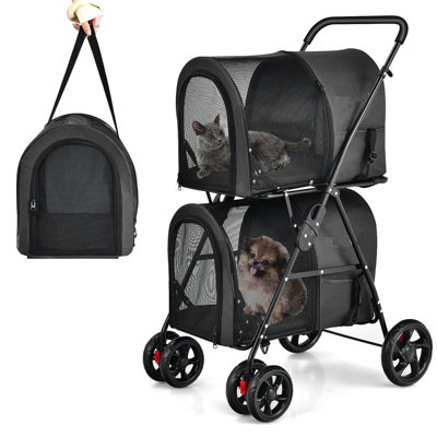 Foldable Pet Stroller with