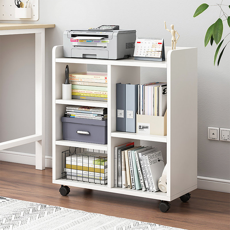 Killaen 23.6'' W Manufactured Wood Storage Rack, White