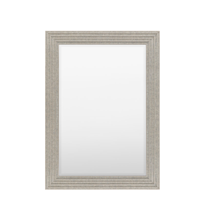 Malissa Mirror, Rectangle, Silver, 77cm x 107cm