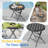 Folded Glass Round Outdoor Side Table-860741548-860741550