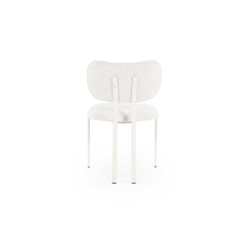Dining Chair Upholstered Dining Chair, White
