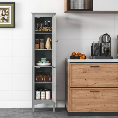 Nixin Freestanding Linen Cabinet