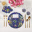 Serviettes de table en satin de coton Flora Fauna-124988449