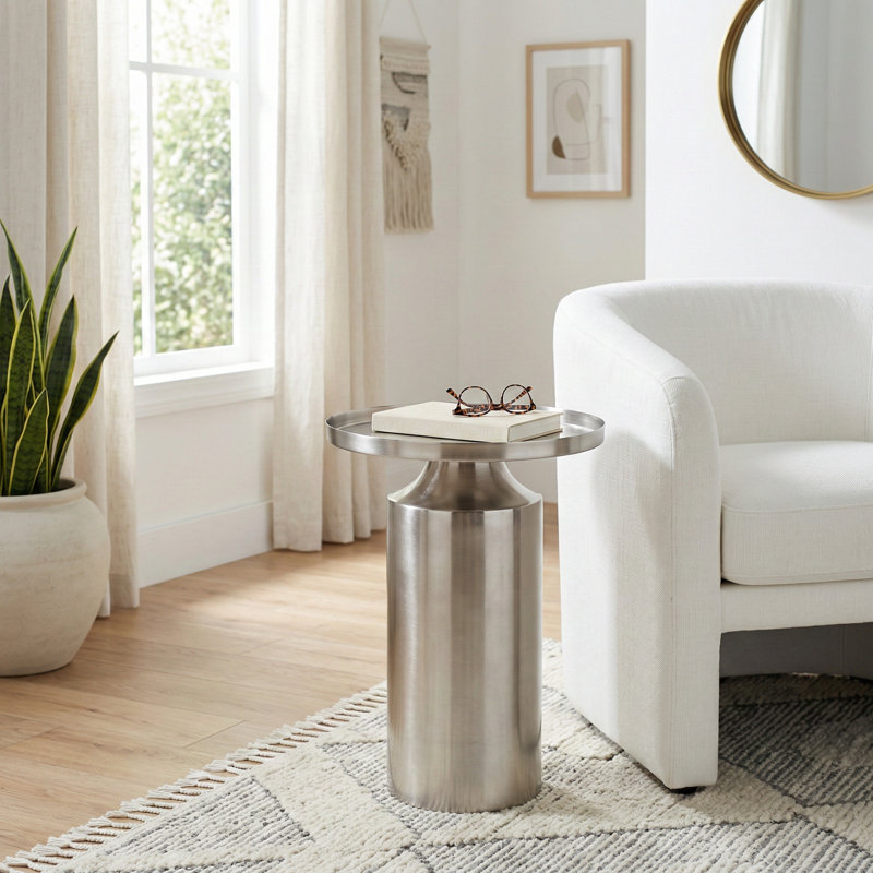 Table de bout décorative en métal Minimalist