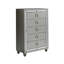 Commode argentée CHLOE GEMSTONE