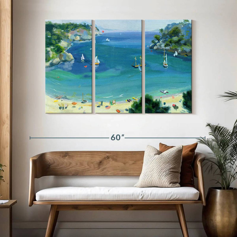 Gillard, Plage de Galdana, Majorque, H 32 po x l 50 po