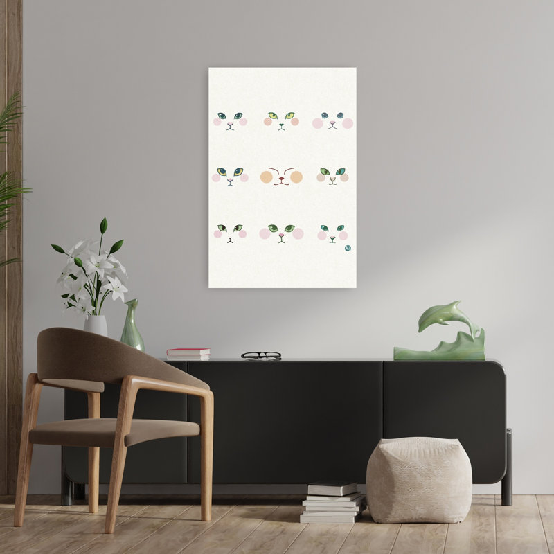 Art contemporain, art mural moderne, H 36 po x l 24 po