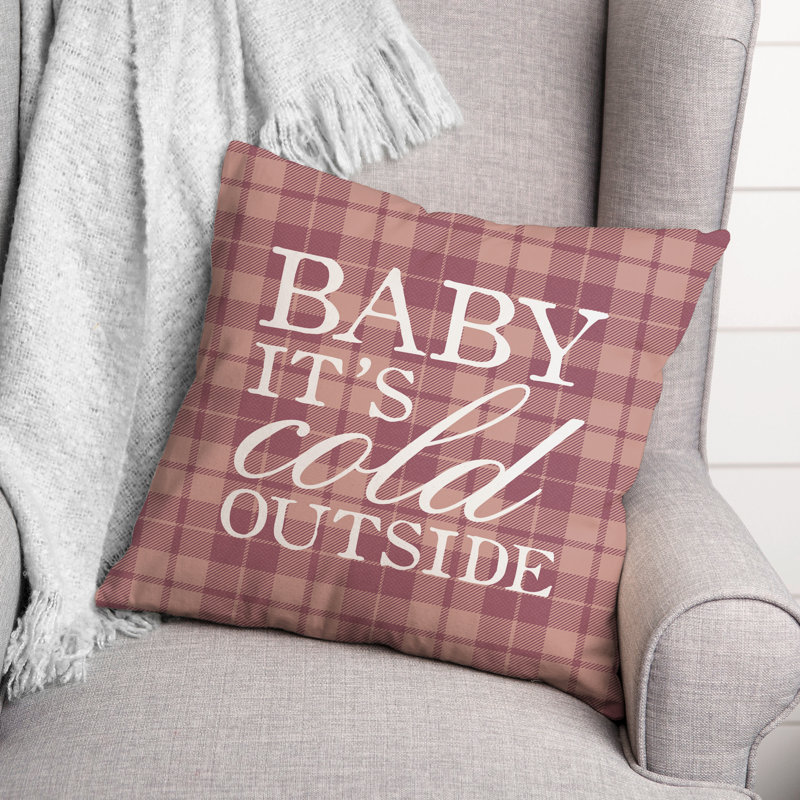 Plaid Reversible Throw Pillow