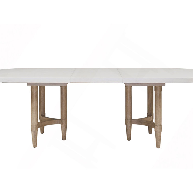 Triad Double Pedestal Dining Table With Leaf