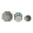 Ceramic Planters Floral Pattern Indoor Outdoor Decorative Garden Pots For Home And Garden Display Use Set Of 3 - 9", 8", 7" Green