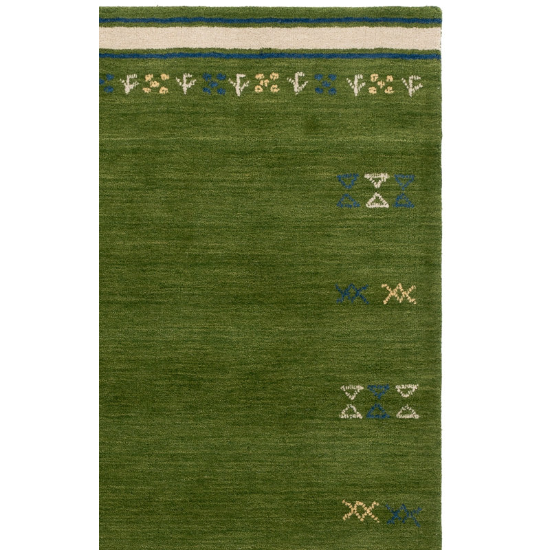 Himalaya Hand Loomed Wool Geometric Indoor Rug, 6'-0" x 6'-0" Square