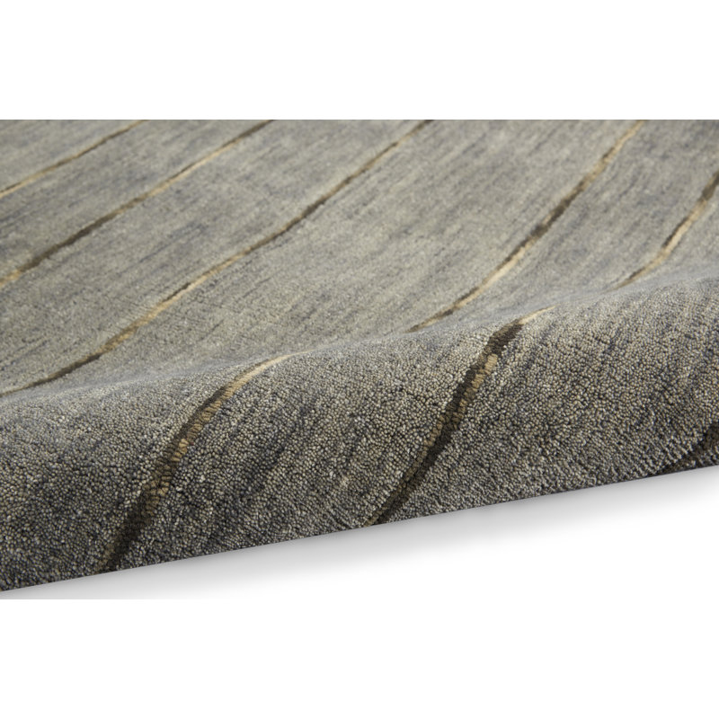 Solid Colour Hand Woven Area Rug, Rectangle 96 x 120cm