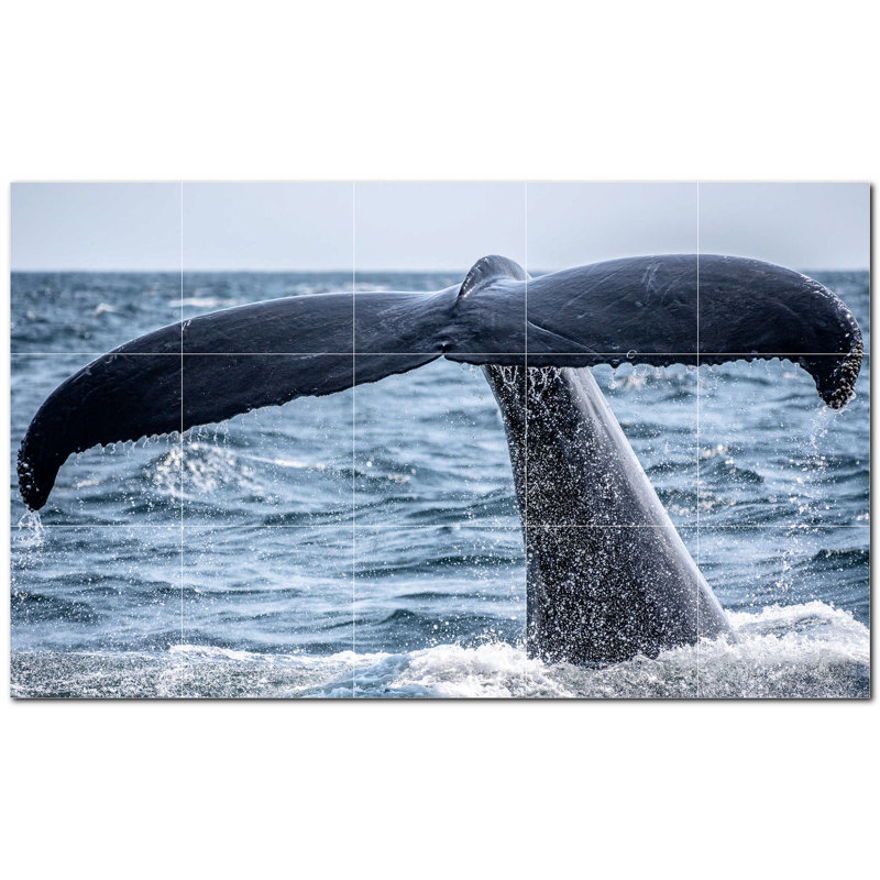 8'' x 8'' Satin Ceramic Decorative Mural