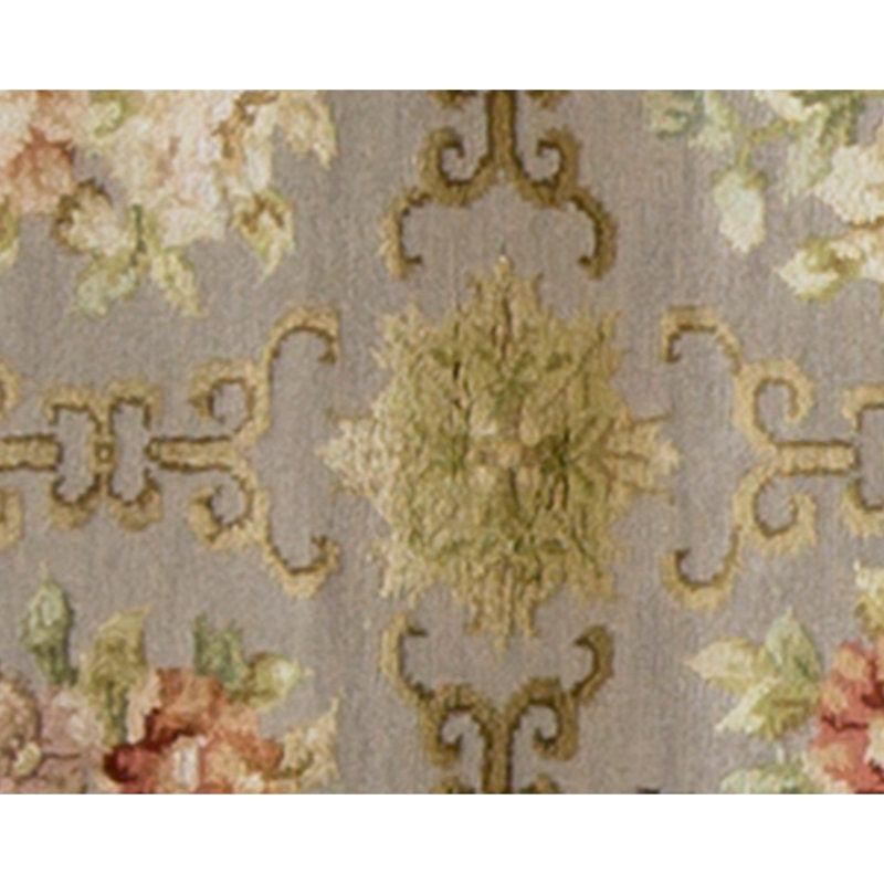 Handmade Silk and Wool Area Rug