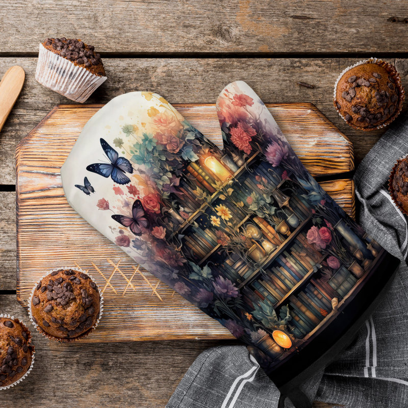 Magic Reads Oven Mitt Cotton Twill