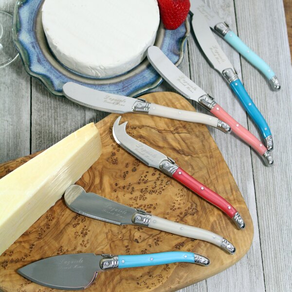 Vintage Paris Mother of Pearl and Silver French Fruit and Spreader Knives