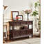 Solid Wood Top Console Table-467003238