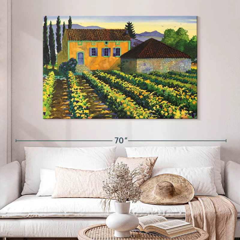Alvord Maison Merlot, 34" H x 51" W