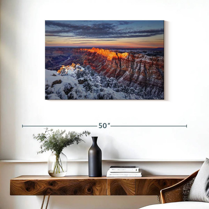 Alvord Grand Canyon en hiver, H 24 po x l 36 po