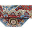 Hand Knotted Wool Area Rug in Blue