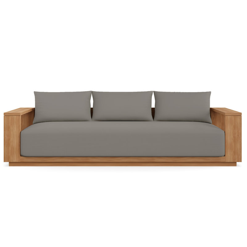 Beja Luxe Sofa - Charcoal, Gray