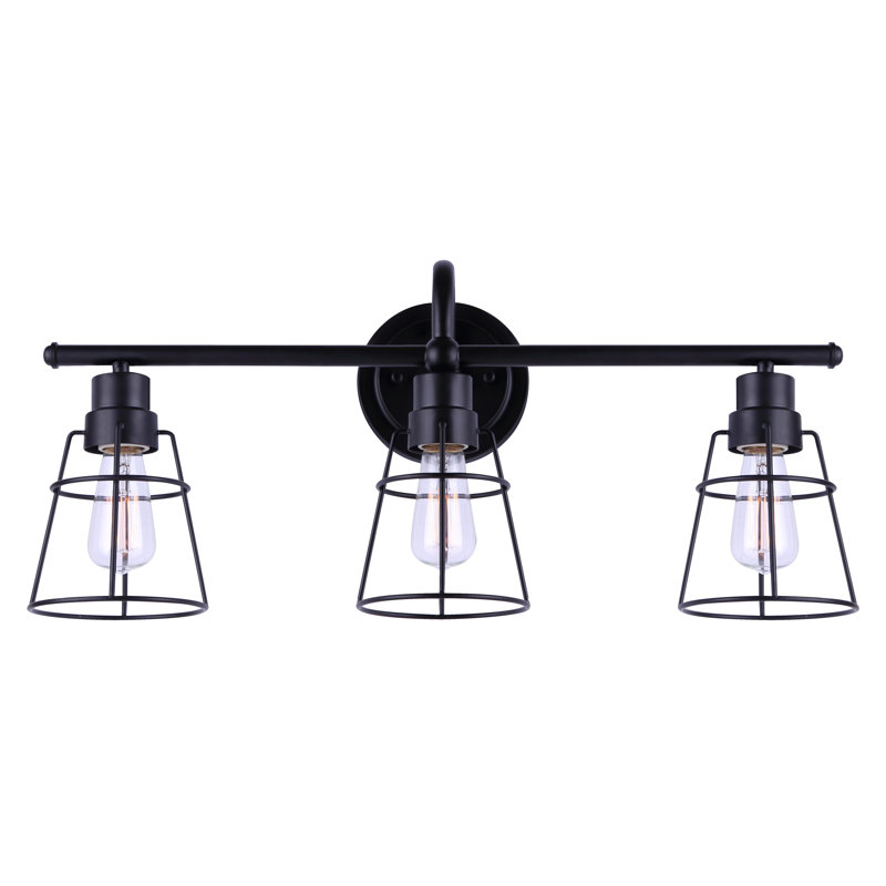 Cullins 3 - Light Dimmable Vanity Light, Black